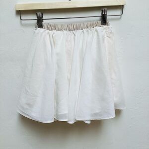 J CREW COTTON SKIRT XS CREAM WHITE